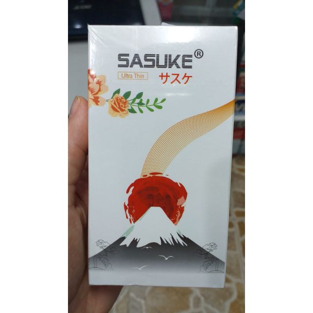 Bao Cao Su Siêu Mỏng Sasuke Ultra Thin Hộp 10 Chiếc