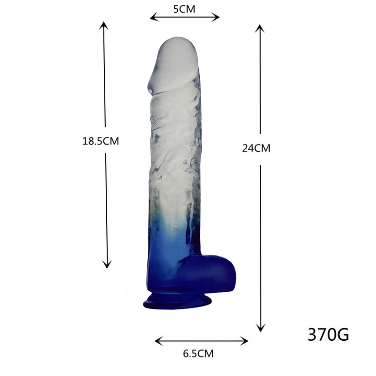 Dương vật giả gắn tường trong suốt ENDURO size khủng 9.5inch (ENDURO transparent wall mounted dildo, huge size 9.5inch )