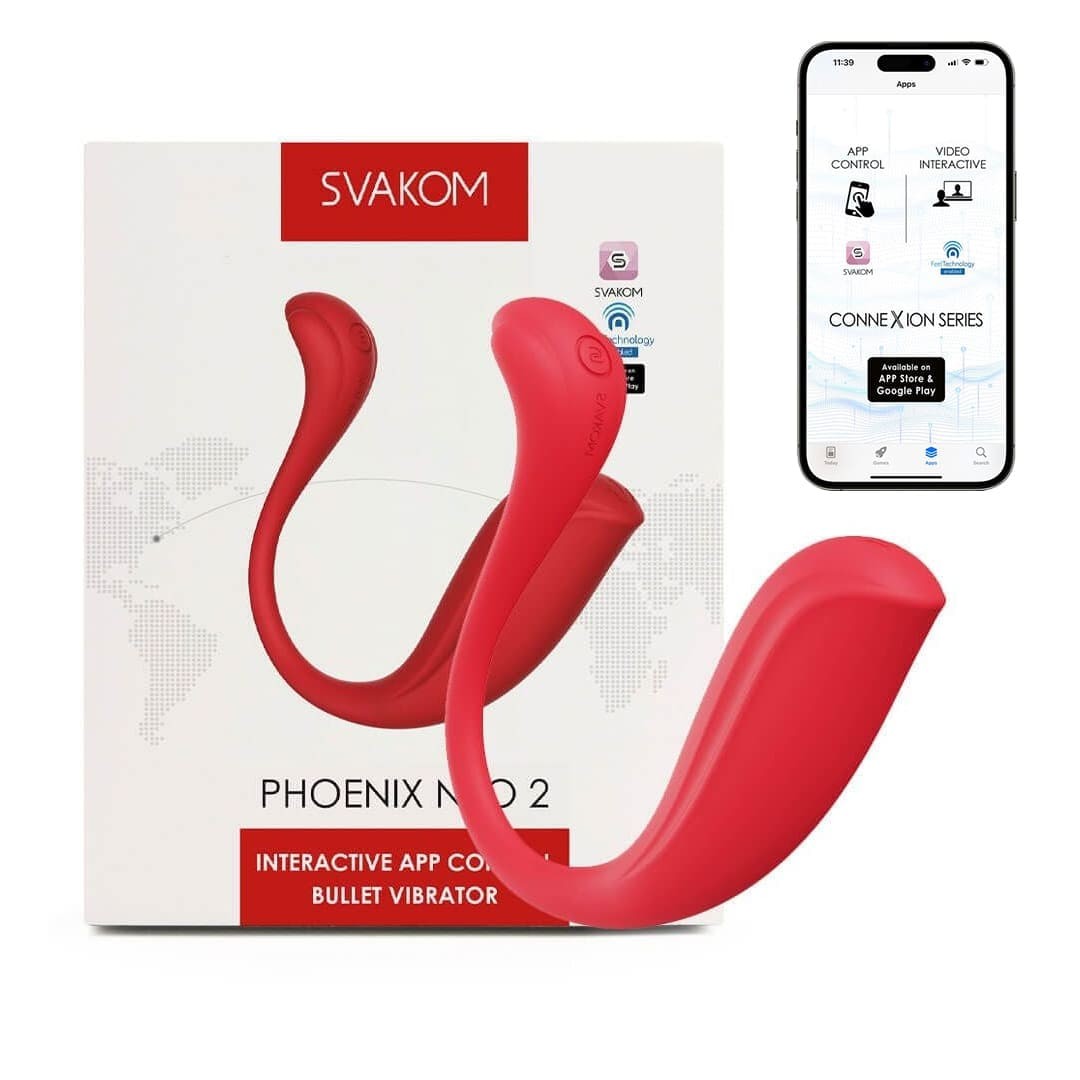 Svakom Phoenix Neo 2 m&aacute;y trứng rung cao cấp điều khiển từ xa bằng điện thoại - Svakom Phoenix Neo 2 high-end vibrating egg with remote control by phone